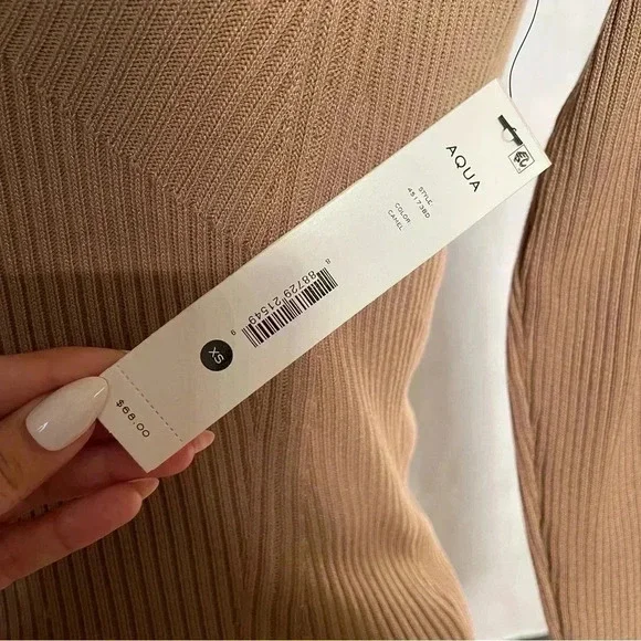 Aqua Ribbed Long Sleeve - Picture 6 of 7